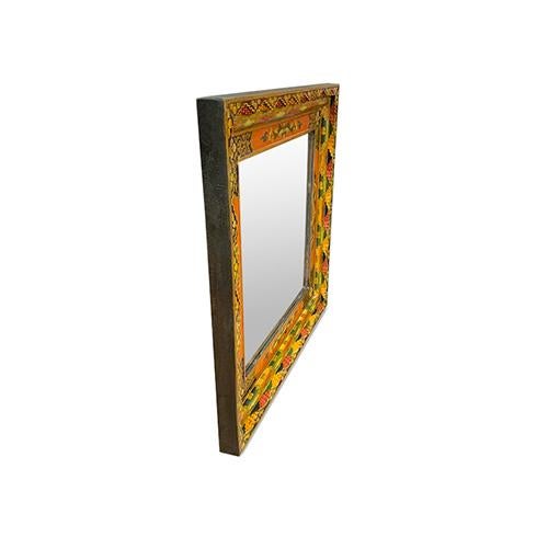 1970s Tibetan Style Wall Mirror- For Sale - Image 5 of 7