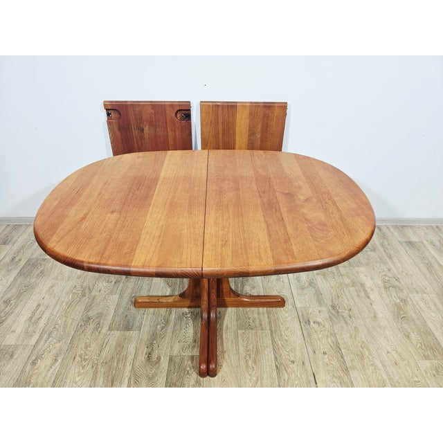 An exceptional, highly functional dining set manufactured in Denmark during the 1970s by the renowned maker Holstebro...