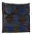 Blue & Dark Gray Vintage Tulu Rug For Sale