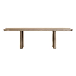 Stainless Steel Dining Table by Kasanai For Sale