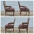 Late 20th Century Louis XV Carved Walnut Cane Back Arm Chairs Fauteuils, a Pair For Sale - Image 10 of 18