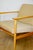 Vintage Loft Lounge Chair in Light Beige Velvet Upholstery and Beech, 1970 For Sale - Image 3 of 10