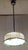 1920s German Hanging Lamp with Hand-Painted Glass Shade, 1920s For Sale - Image 5 of 9