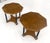 Brown Pair of Baker Neoclassical Octagon Shape End Side Lamp Tables Stands MINT! For Sale - Image 8 of 12