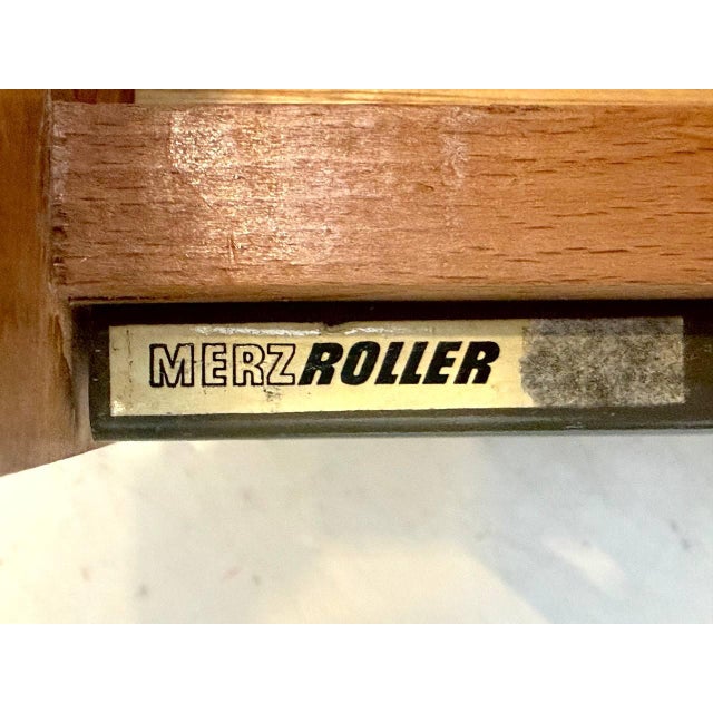 Mid-Century Desk with Linoleum Top from Merz Roller, 1960s For Sale - Image 15 of 16