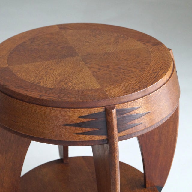 Art Deco Dutch Side Table by P.E.l. Izeren for De Genneper Molen, 1920s For Sale - Image 17 of 18