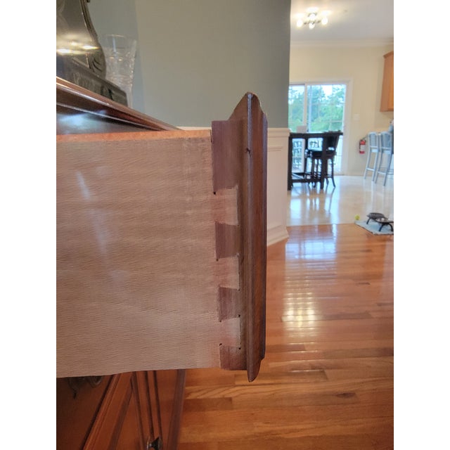 1971 Pennsylvania House Solid Cherry Sideboard Buffet Credenza (Van Sciver Retailer) For Sale - Image 10 of 10
