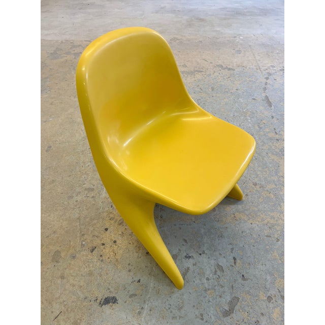 Casalino Yellow Childrens Chair by Alexander Begge for Casala For Sale - Image 6 of 11