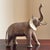 Large Mid-20th Century Brass Elephant Sculpture For Sale In Baltimore - Image 6 of 16