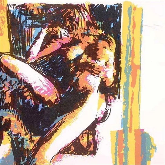 Crazy horse no.1 is an original serigraph realized by Nicola Simbari in 1973. Hand signed and dated in pencil on lower...