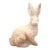 Vintage Whimsical Garden Bunny Statue For Sale