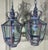 Brass Magnificent Pair of Vintage Brass Lanterns For Sale - Image 8 of 12