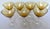 1930s Mid-Century Cambridge Glass Amber & Clear Stem Champagne Coupes - Set of 7 For Sale - Image 18 of 18