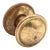 Reclaimed Cast Brass Beaded Dummy Door Knob For Sale