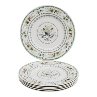 English Fine China Plates by Royal Doulton - Set of 6 For Sale