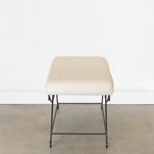 Not Yet Made - Made To Order Panoplie Iron Loop Bench, Poodle For Sale - Image 5 of 8