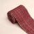 Contemporary Schumacher Tweed Tape Medium In Red For Sale - Image 3 of 3