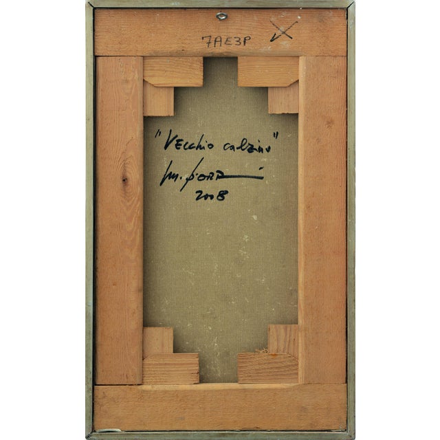 Massimo d'Orta, Vecchio Calzino, Mixed Media with Engraving, 2008 For Sale - Image 4 of 5