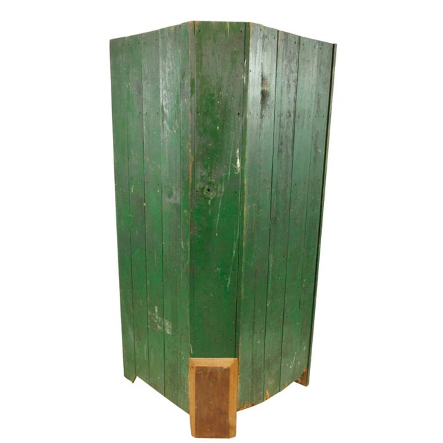 19th-C American Pine Corner Cabinet For Sale - Image 9 of 10