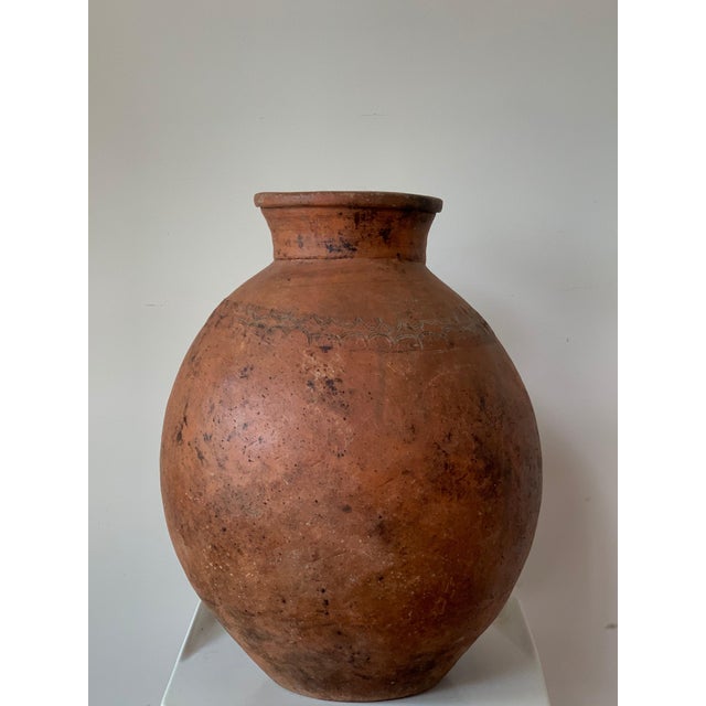 Baroque 17th Century Large Red Terracotta Vessel, Vase, Planter with Low Tap For Sale - Image 3 of 18