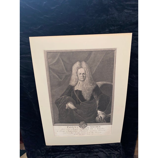 This engraving depicts Paulus von Stetten, a notable figure in the Holy Roman Empire. He served as a councilor to Emperor...