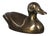 Small Brass Duck Hand Charm For Sale