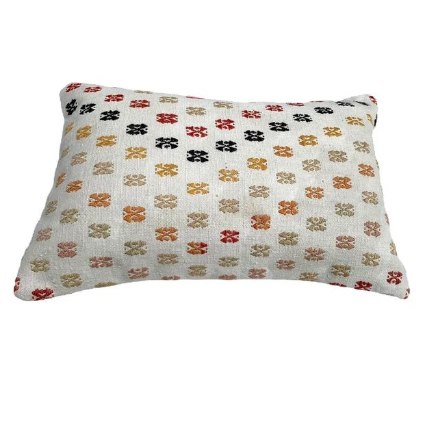Textile Vintage Turkish Handmade Cushion Cover, 1960s For Sale - Image 7 of 11