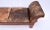 Wood Vintage Leather Roll Arm Bench, Carved Oak Frame, Mission Style, Usa For Sale - Image 7 of 12