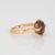 Contemporary C2008 Cartier Inde Mysterieuse Ring Smoky Quartz Diamond 18k Gold Coa Signed, Size 6 For Sale - Image 3 of 7