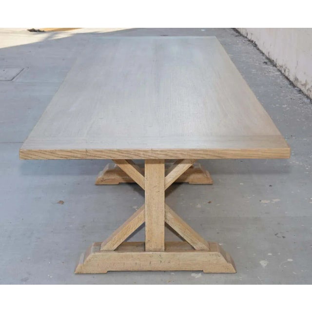 Farm Table in White Oak by Petersen Antiques For Sale - Image 11 of 13