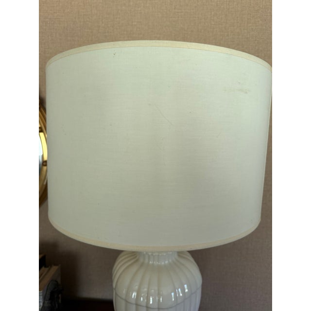 Mid 20th Century Mid-Century Blanc De Chine Porcelain Table Lamp For Sale - Image 5 of 7