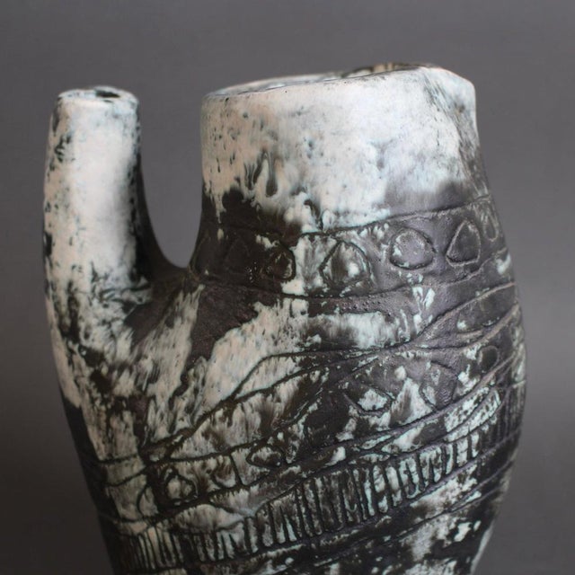 Vintage French Ceramic Pitcher by Jacques Blin For Sale - Image 11 of 18