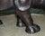 1920s Large Antique Leather Rhino Ottoman by Dimitri Omersa for Libertys of London, 1925 For Sale - Image 5 of 18