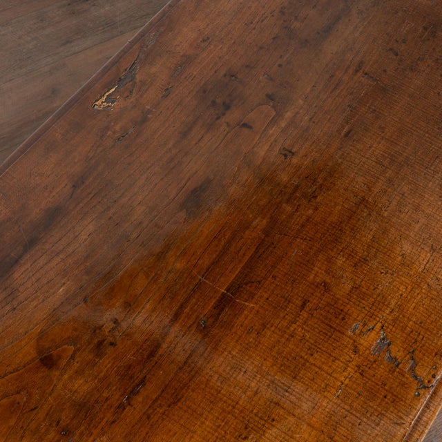 19th Century French Oak Two Drawer Coffee Table For Sale - Image 6 of 15