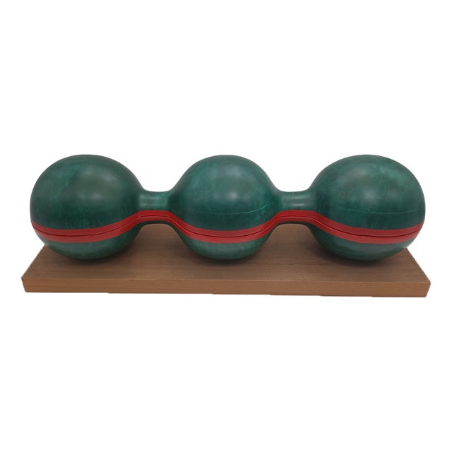 G. Levy, Alefbet Sculpture, 1980, Wood & Parchment For Sale