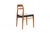 Alf Aarseth 1960s Danish Modern / Mid Century Teak Model 145 Dining Chair — Attributed to Alf Aarseth for Gustav Bahus — Black Vinyl For Sale - Image 4 of 8