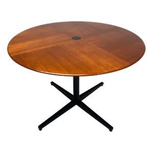 Round Mod. T41 Table in Rosewood attributed to Osvaldo Borsani for Tecno, Italy, 1958