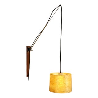 Swedish Counterweight Wall Lamp, 1960s For Sale
