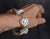 White Freshwater Baroque or Keshi Pearl Sterling Silver Link Bracelet For Sale - Image 16 of 18