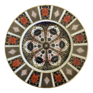 Vintage Royal Crown Derby Old Imari Dinner Plate