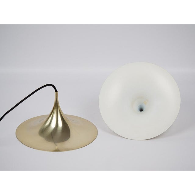 Vintage Semi Pendant Lamps by Bonderup and Thorup for Fog and Morup, 1968, Set of 2 For Sale - Image 3 of 9