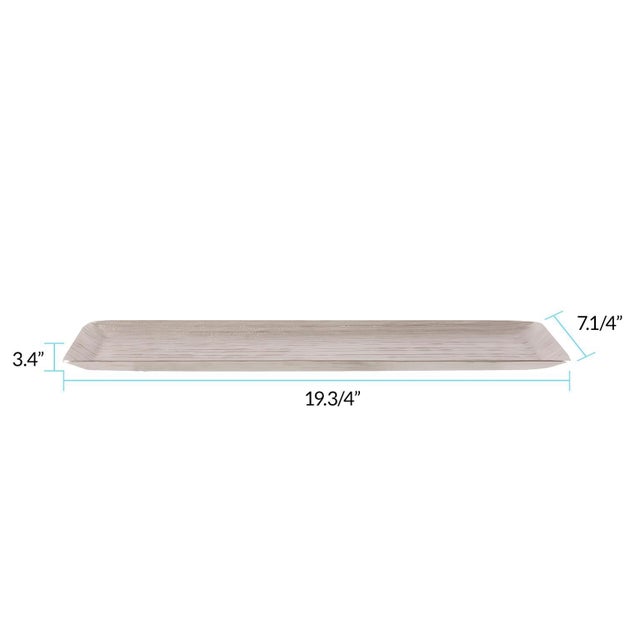 Chiseled Silver Tray- Large For Sale In Chicago - Image 6 of 8