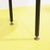 Oval Coffee Table with Orange Wooden Top and Metal Base, 1970s For Sale - Image 4 of 7