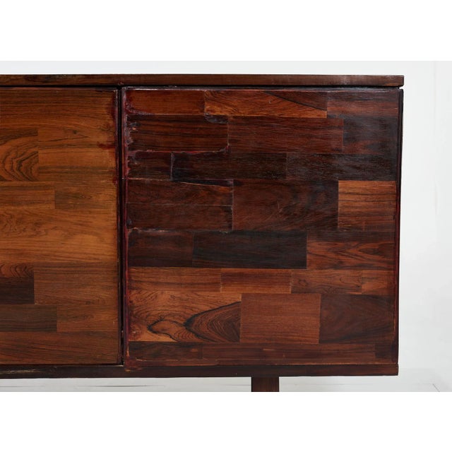 Jorge Zalszupin Rosewood Mid-Century Credenza for L'Atelier, Brazil, 1960s For Sale - Image 10 of 10