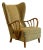 1950’s Swedish Highback Lounge Chair For Sale