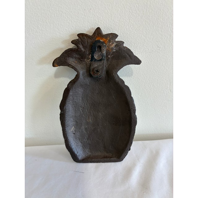 Vintage Cast Iron Pineapple For Sale - Image 9 of 9