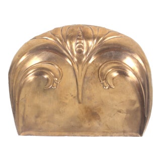 Vintage English Copper Crumb Tray Dustpan Dustpan Table or Floor Sweep Silent Butler For Sale