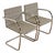 Mies Van Der Rohe for Knoll Chrome Brno Chairs, Pair For Sale