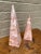 English Pink Marble Obelisks With Dramatic Veining, a Pair For Sale - Image 3 of 9