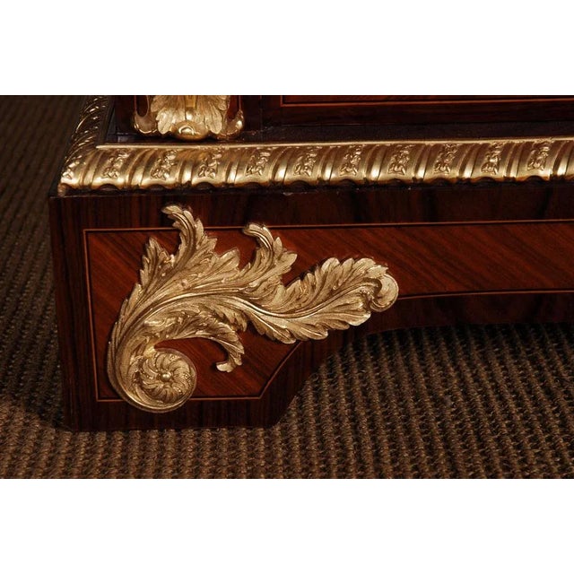 20th Century French Louis XIV Style Bookcase Cabinet For Sale - Image 9 of 11